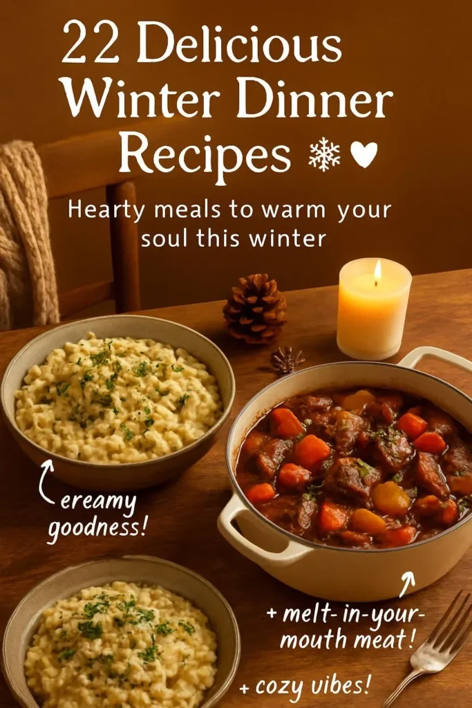 22 delicious winter dinner recipes for cozy and hearty meals
