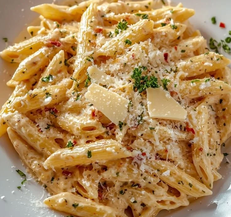 One Pot Creamy Garlic Pasta