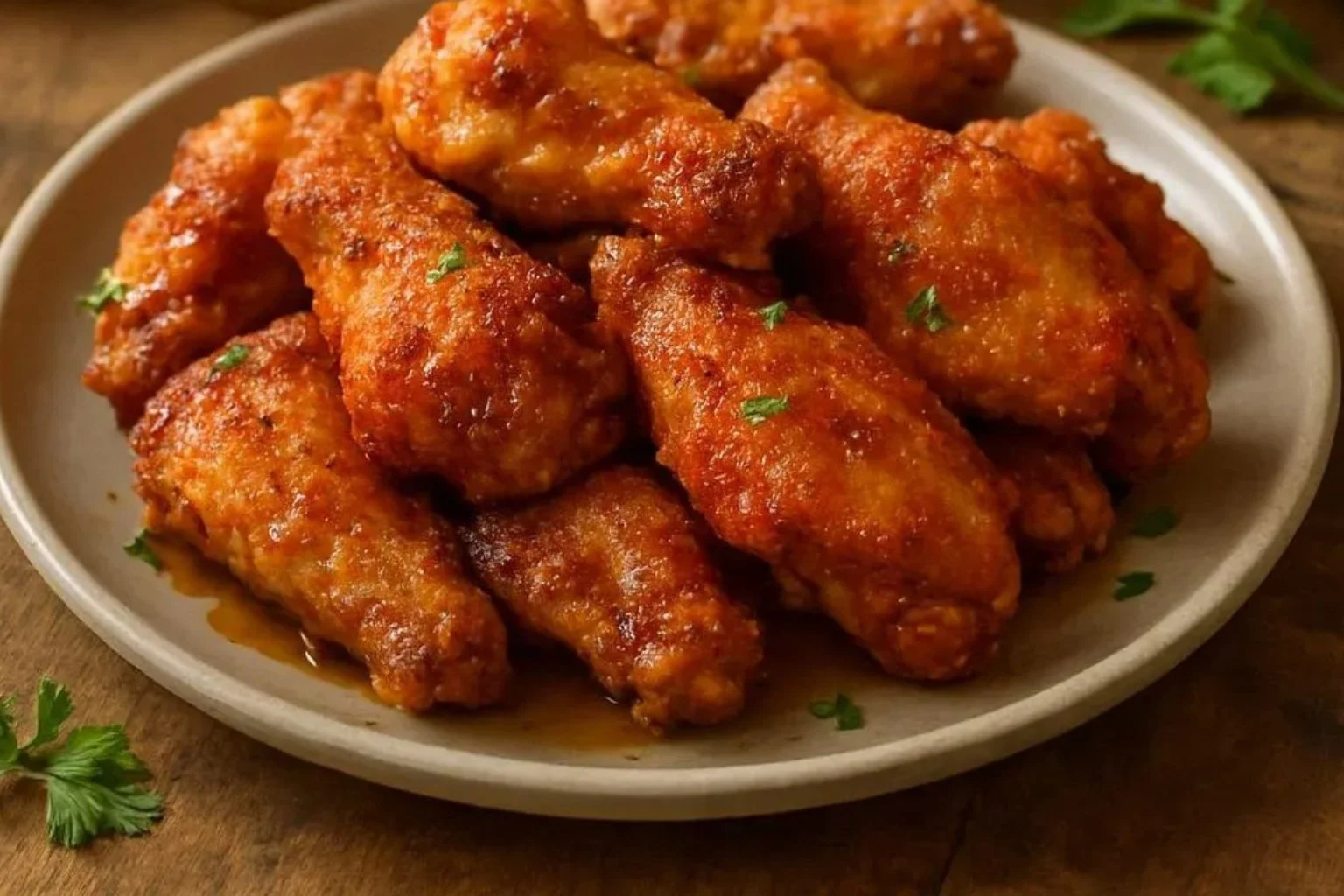 Crispy Dry Rub Chicken Wings