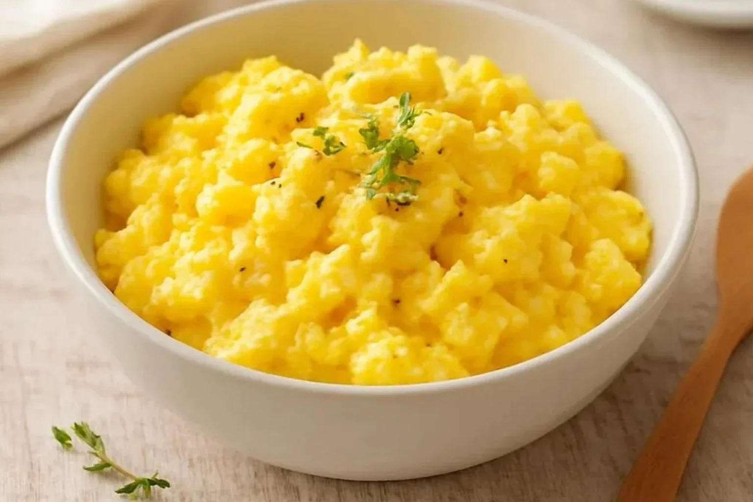 Fluffiest Scrambled Eggs