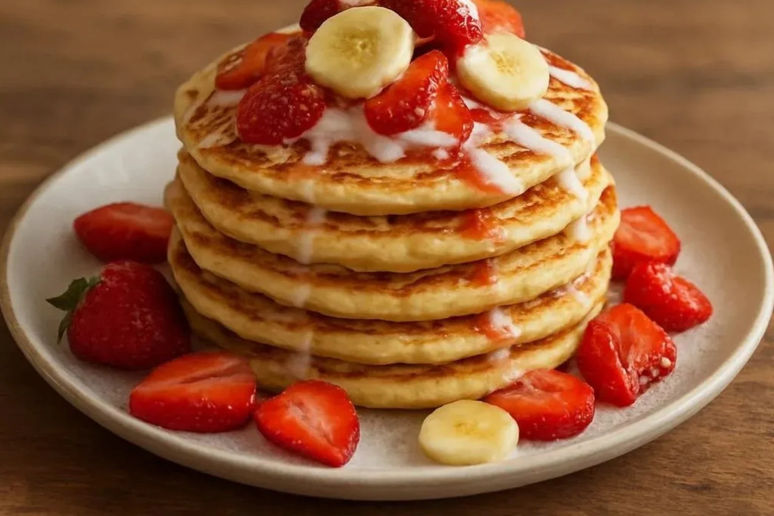 Strawberry Banana Pancakes